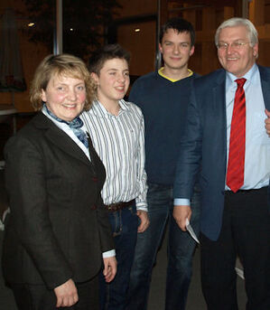 Politik hautnah: Die beiden Praktikanten Cornelius Forke und Dexter Mason