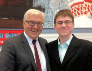 (v.l.) Walter Steinmeier, Sascha Vogt