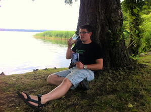 Frederic Striegler macht Urlaub mit Katja Mast am Scharmützelsee