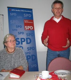 Ilse Schmidt ASS (li) Thomas Knapp MdL