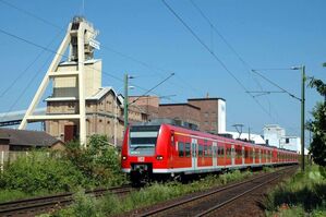 Frankenbahn vor den Salzwerken Bad Friedrichshall