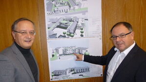 Bürgermeister Mailänder erklärt die Pläne fürs Mühlenareal