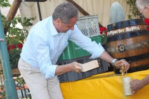 Zwar nicht in Crailsheim, aber eine gute Übung für potentielle Fassanstecher