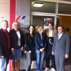 Die Besuchsdelegation