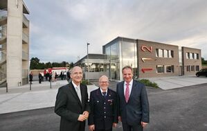 Mit Bürgermeister und Feuerwehr-Kommandant (Bildquelle: Gemeinde Rosengarten )