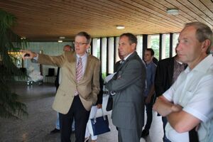 Seit 2014 setzt sich Reinhold Gall für die Sanierung des Solebads ein